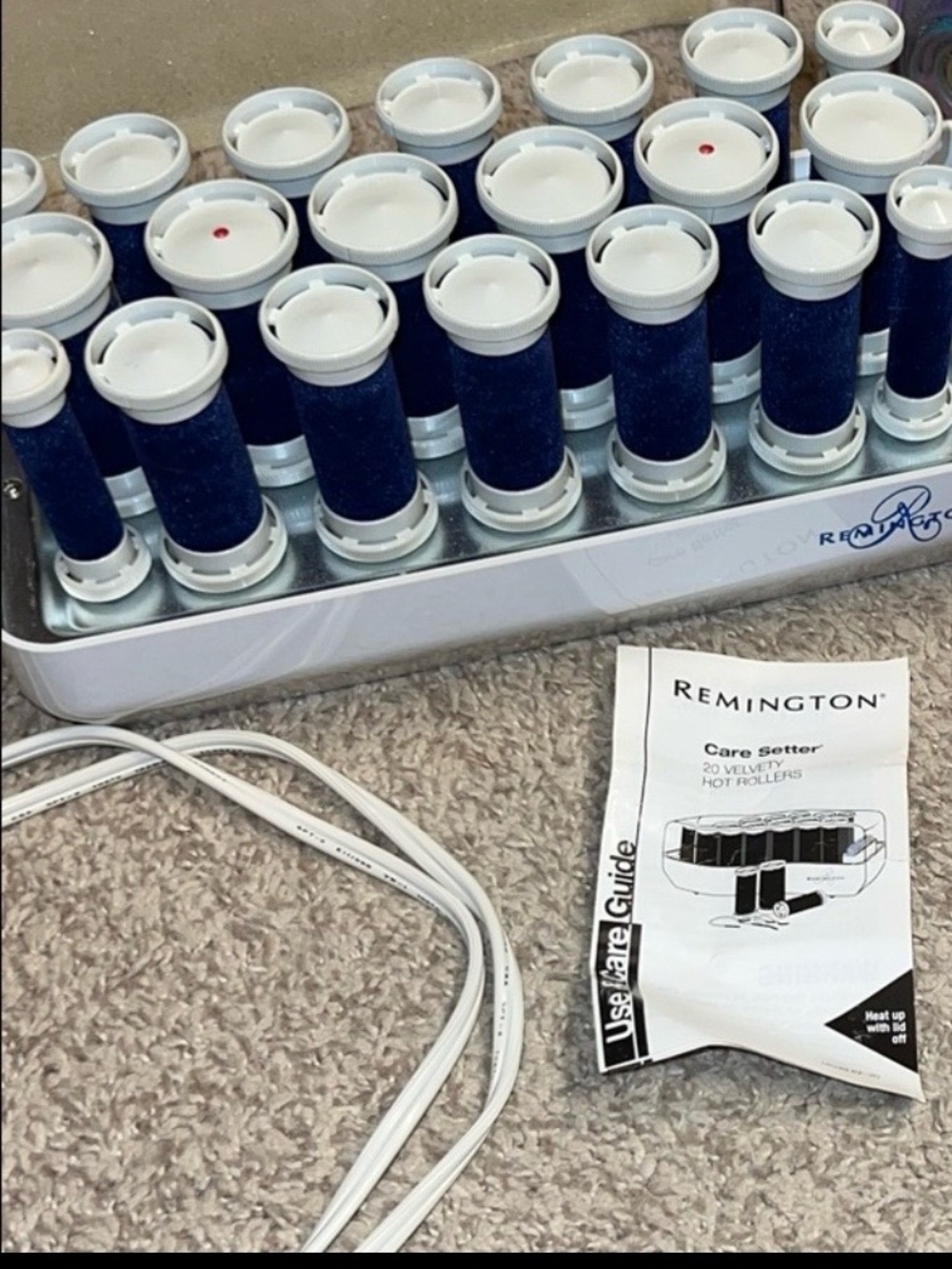 Remington Blue Hair Rollers with Clips Set